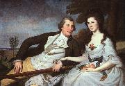 Charles Wilson Peale Benjamin and Eleanor Ridgely Laming painting